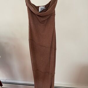 Princess Polly Chocolate Cowl Neck Maxi Dress